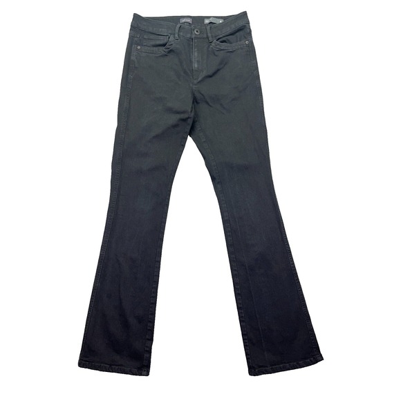 J. Jill Bootcut Jeans Women's Sz 4 Fits 27" Black‎ Stretch High Rise Western Y2K - Picture 1 of 10